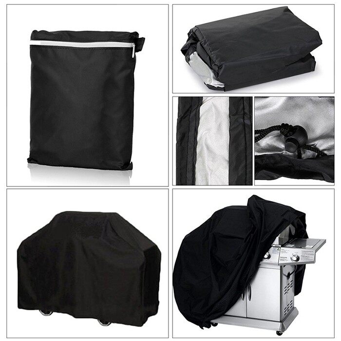 Protect Your BBQ Grill with a Waterproof Polyester Rain Cover - Ultimate Dust Protector for Grill Safety and Durability! - Ainna Store