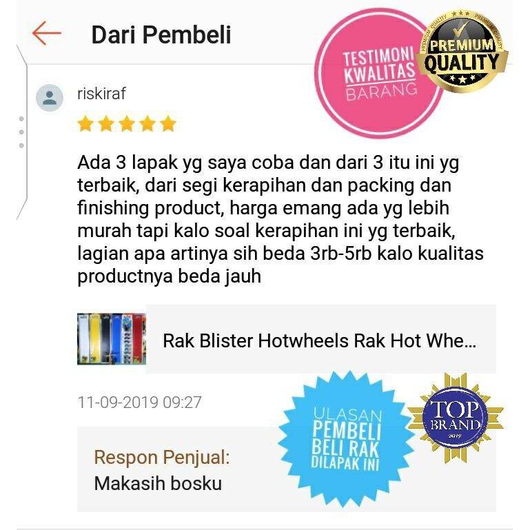 Rak Peluru Panas Hotwheels AINNA Horizontal List Silver