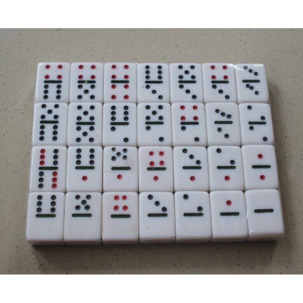 Domino Game Stone Set Thick Block Gaple QQ Mahjong Card AINNA - Ainna Store
