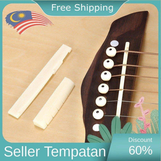 AINNA Ship Today - Gitar Akustik 6 Tali Tulang Jambatan Sadel Kepala Muzik - Ainna Store