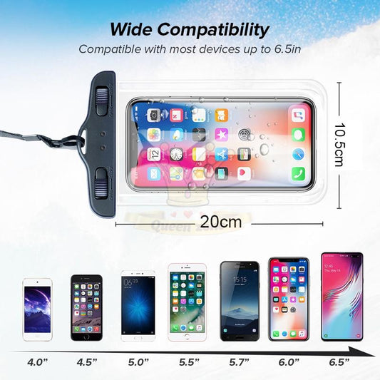 Ainna -Ready Stock30M Underwater Phone Case Phone Cover Waterproof Phone Case Universal PVC Underwater Phone Bag Case Supplies - Ainna Store