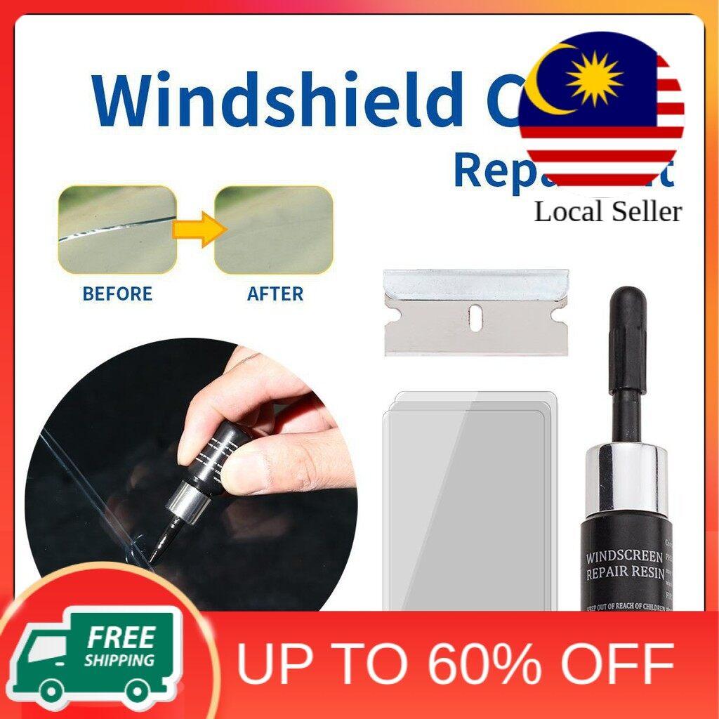 AINNA DIY Car Windshield Repair Tool Kit untuk Memperbaiki Retak Kaca Kereta - Ainna Store