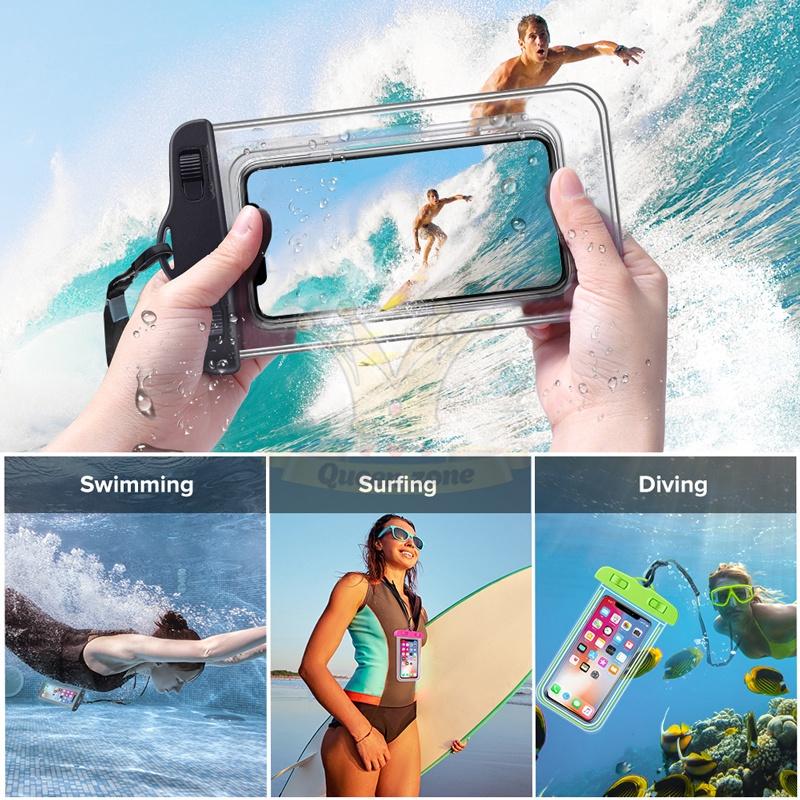 Ainna -Ready Stock30M Underwater Phone Case Phone Cover Waterproof Phone Case Universal PVC Underwater Phone Bag Case Supplies - Ainna Store