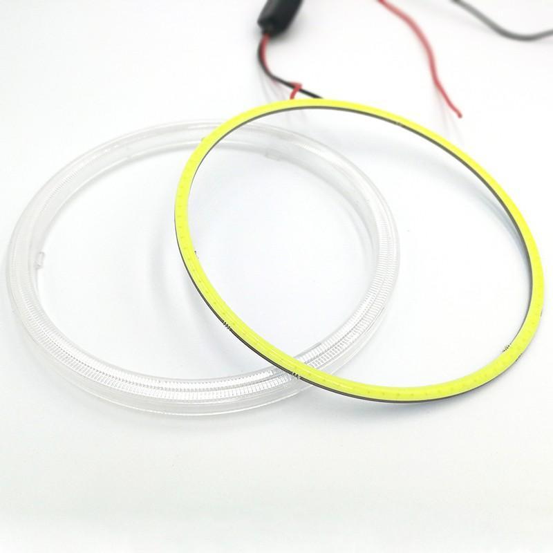 AINNA Multi-Color COB Angel Eyes Halo Rings Headlight untuk Kereta dan Motorsikal - 12-24V, Dalam 7 Saiz (60mm-120mm) Automotif - Ainna Store