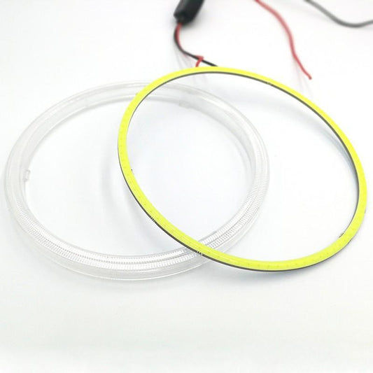 AINNA Multi-Color COB Angel Eyes Halo Rings Headlight untuk Kereta dan Motorsikal - 12-24V, Dalam 7 Saiz (60mm-120mm) Automotif - Ainna Store