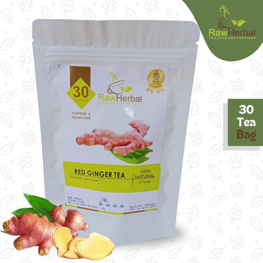 Teh Jahe Merah AINNA 100% Organik - 30 Teh Bag -x1 halia