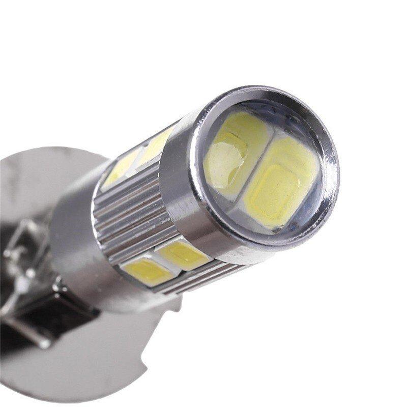 Revamp Your Car's Illumination 2 H3 LED High Power Bulbs - 10SMD 5630 5730 - for Crisper Fog & Daytime Running Light Automotive h11 - Ainna Store