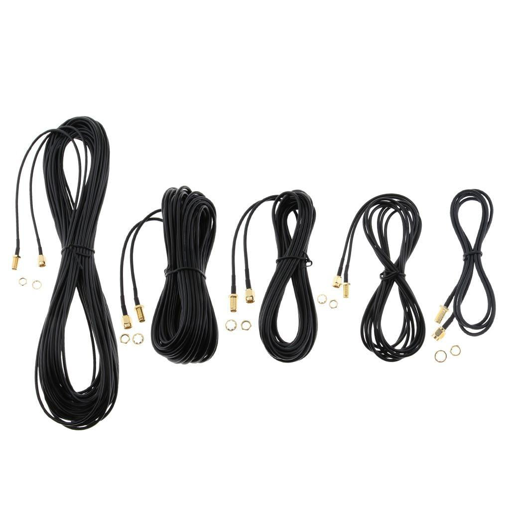 Lovoski Antenna RP-SMA Male to Female Extender Cable  Wireless Router Office Modem Cat 5e Cat 6 Cat 6a Cat 7 Cat8 - Ainna Store