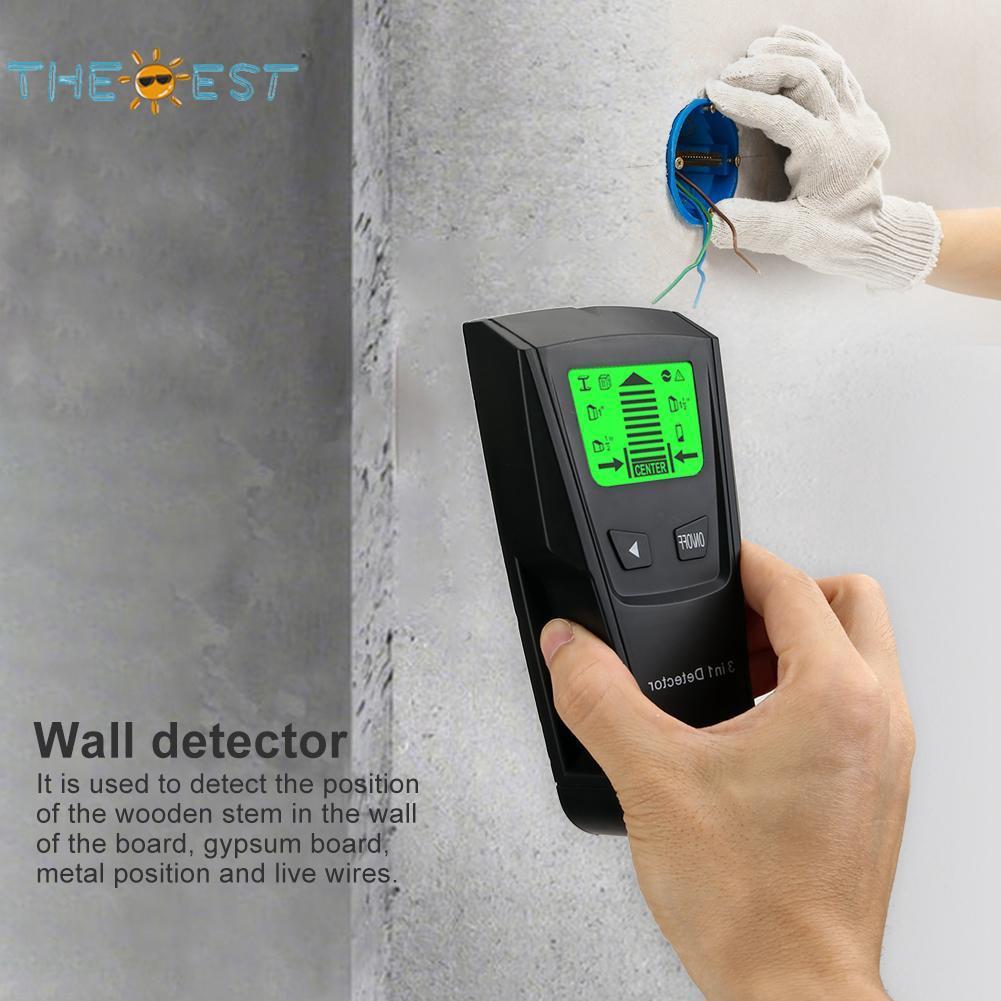 AINNA Tempatan Metal Finder Wood Studs Detector AC Voltage Live Wire Detect Hardware Hardware - Ainna Store