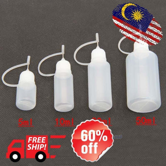 AINNA: Dapatkan Teratur dengan Botol Jarum Kosong - Saiz 5ml, 10ml, 20ml, dan 50ml Tersedia! - Ainna Store