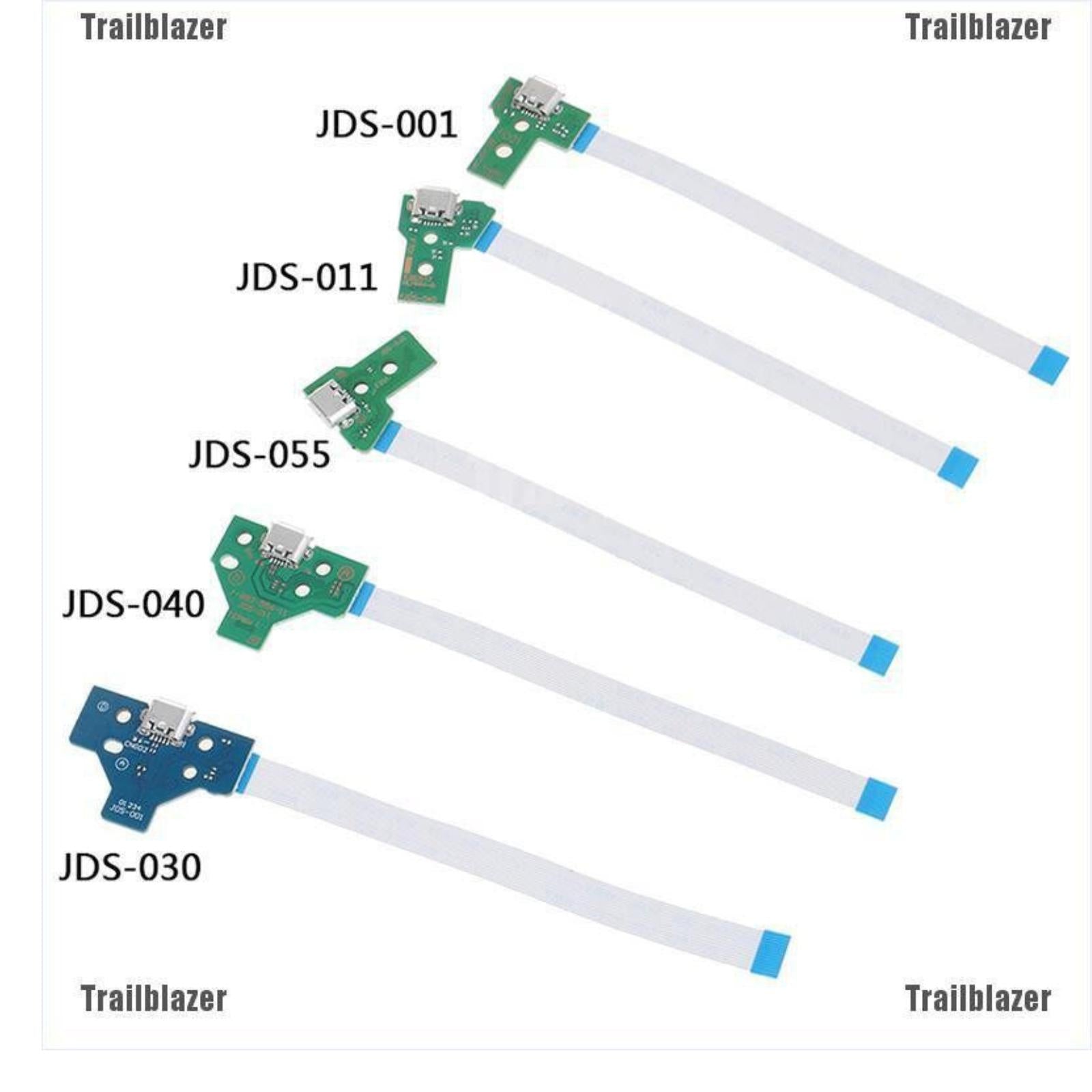 Revamp Your PS4 Controller Charging with Trailblazer's USB Charging Port Socket Circuit Board - 12Pin JDS 011 030 040 Accessories Console Mic Gamepad Joystick - Ainna Store