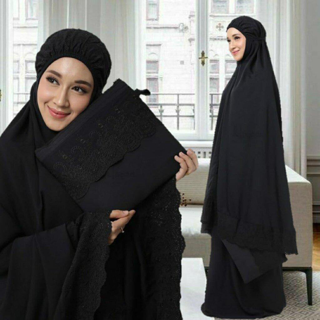 Telekung Mukena AINNA Sejuk Bercorak Cantik - Ainna Store