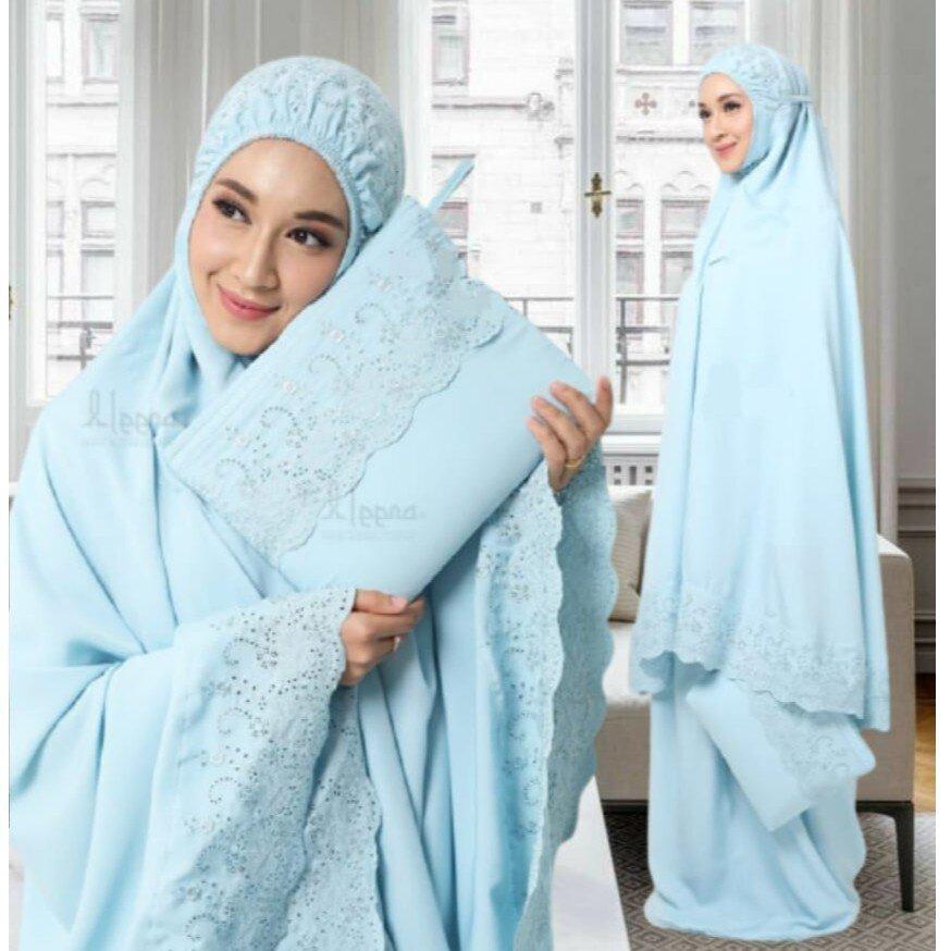 Telekung Mukena AINNA Sejuk Bercorak Cantik - Ainna Store