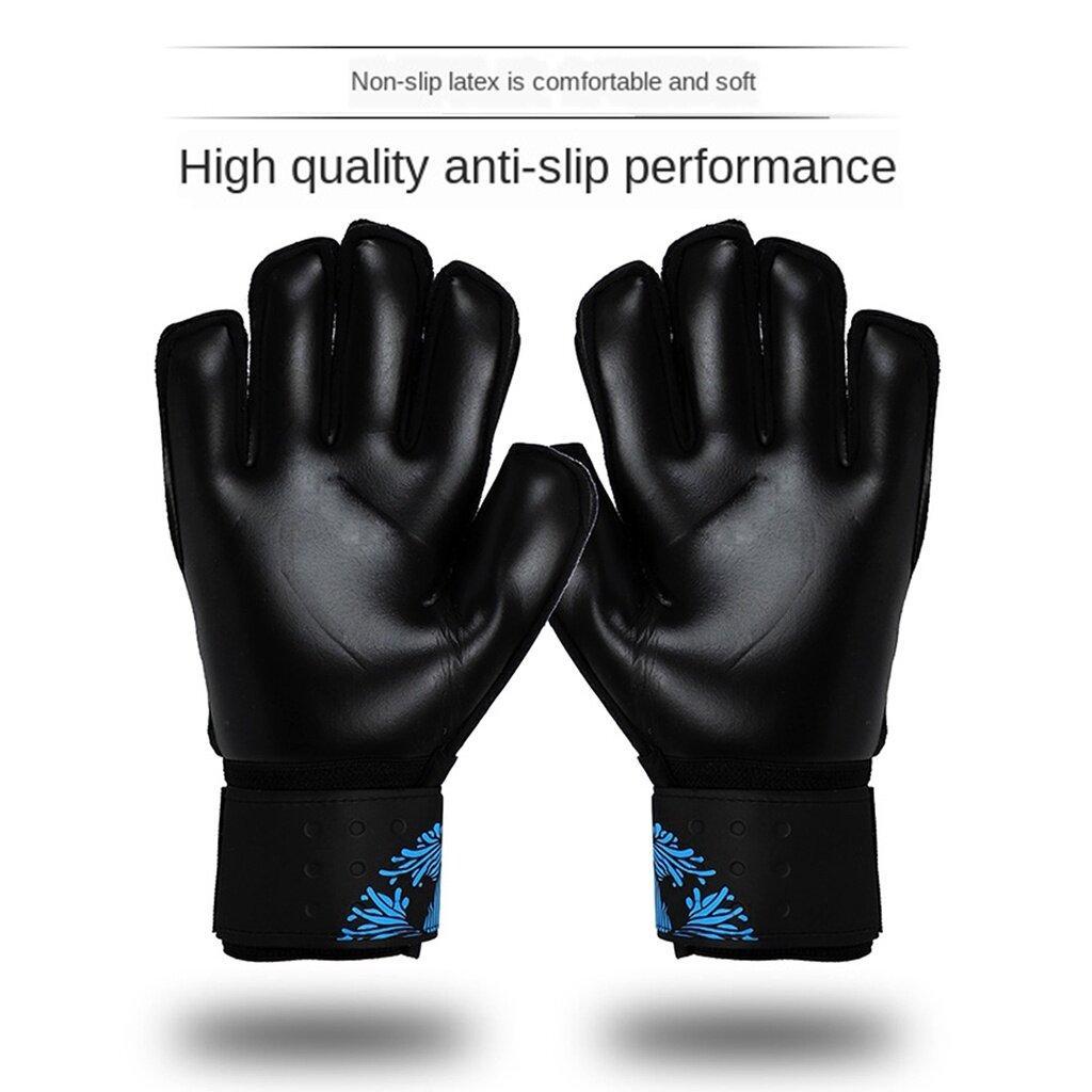 Football Gloves Latex Goalkeeper Adult Match Finger Protection Outdoor Sports Safety Family Unisex - Ainna Store
