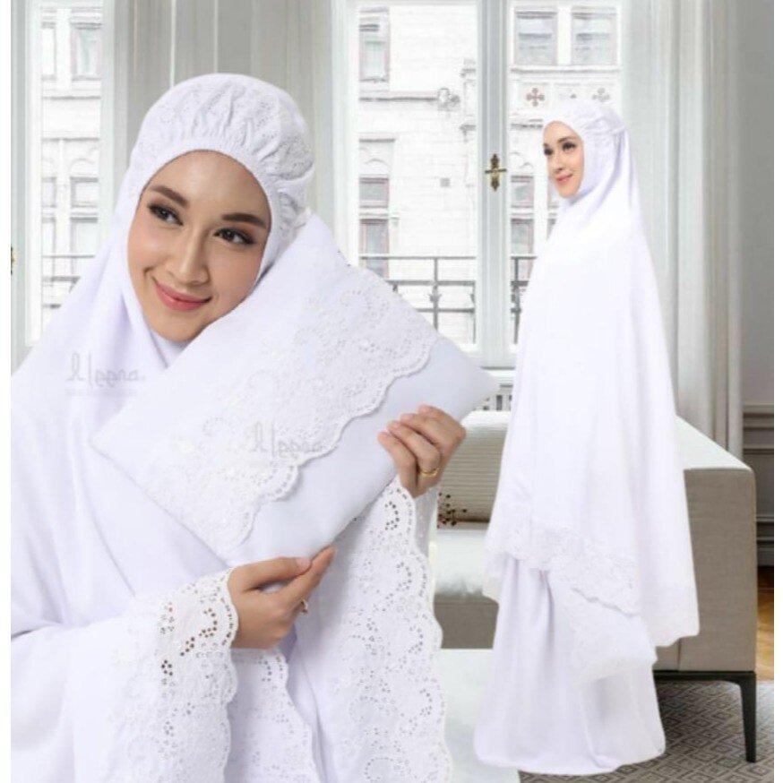 Telekung Mukena AINNA Sejuk Bercorak Cantik - Ainna Store