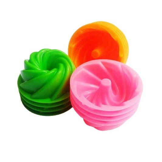 "3 Dozen Mold Steel Cake Plastic Twisters AINNA - Lebih Kukus, Pudding, dan Lain-lain! Perkakas Dapur - Ainna Store