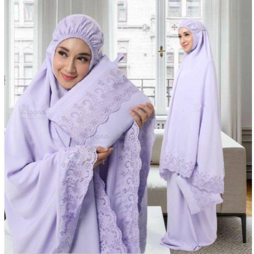 Telekung Mukena AINNA Sejuk Bercorak Cantik - Ainna Store