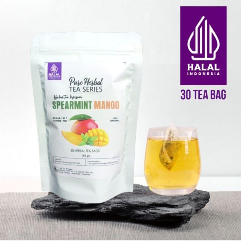 Teh AINNA Spearmint Mangga | Siri Teh Herba Tulen | 30 Beg Teh -v1 Hitam - Ainna Store