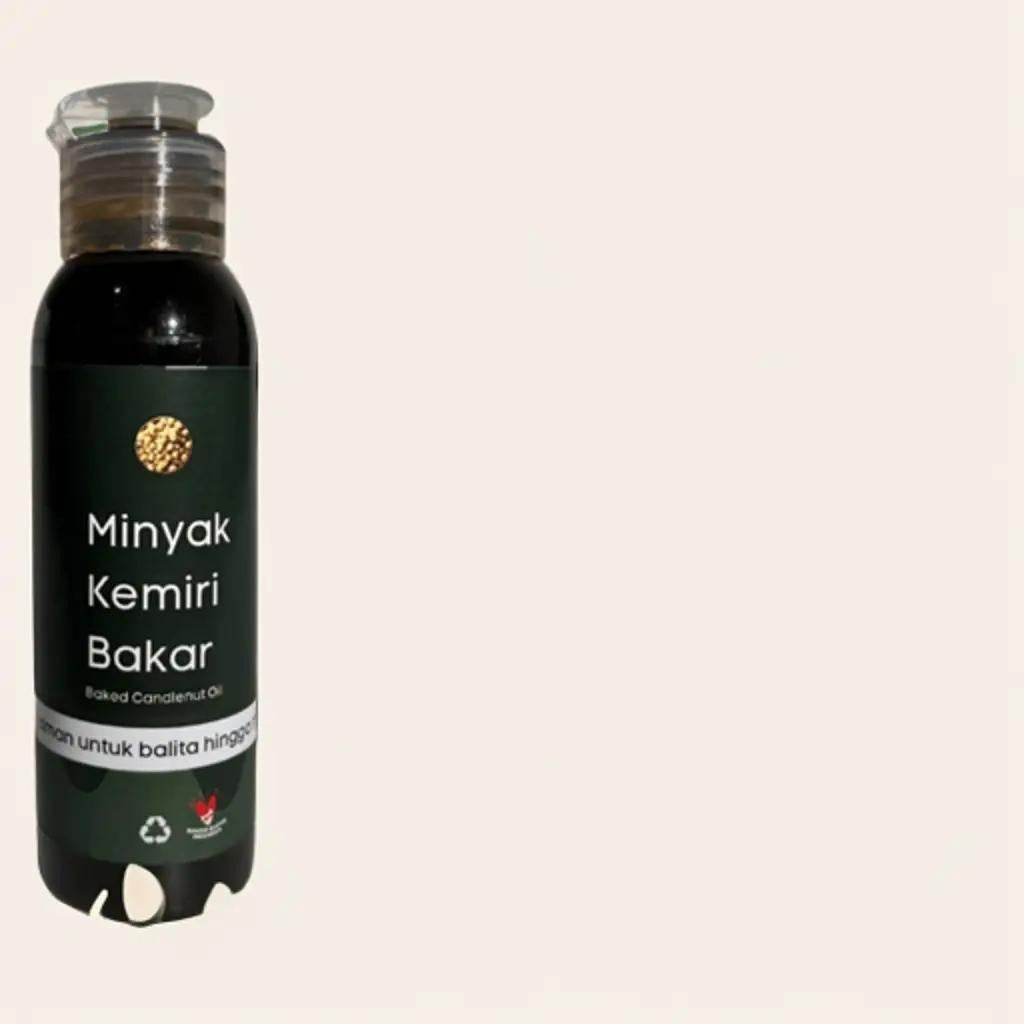 Minyak Kemiri Bakar Original Asli 100ml - Penumbuh Rambut Jenggot Kumis Alis Jambang AINNA - Ainna Store