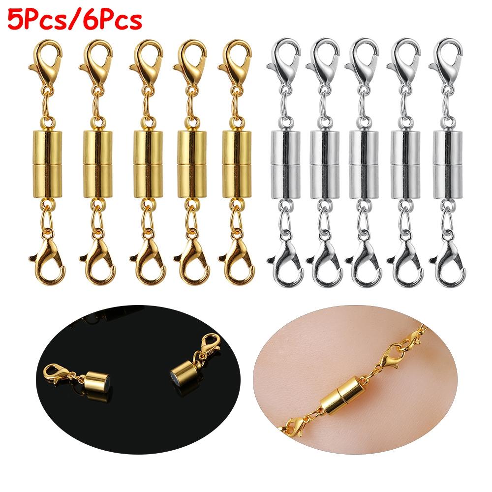 AINNA Rose 5PCS/6PCS Aksesori Perak Emas DIY Baru Extender Klip Magnetik - Ainna Store