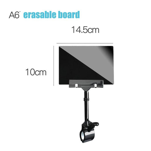 1set Erasable Black Price Tag Card Supermarket Shop Fruit Promotions Talker Board Mechanical thumb Clip Display Holder Office Stationery Desk Desk - Ainna Store