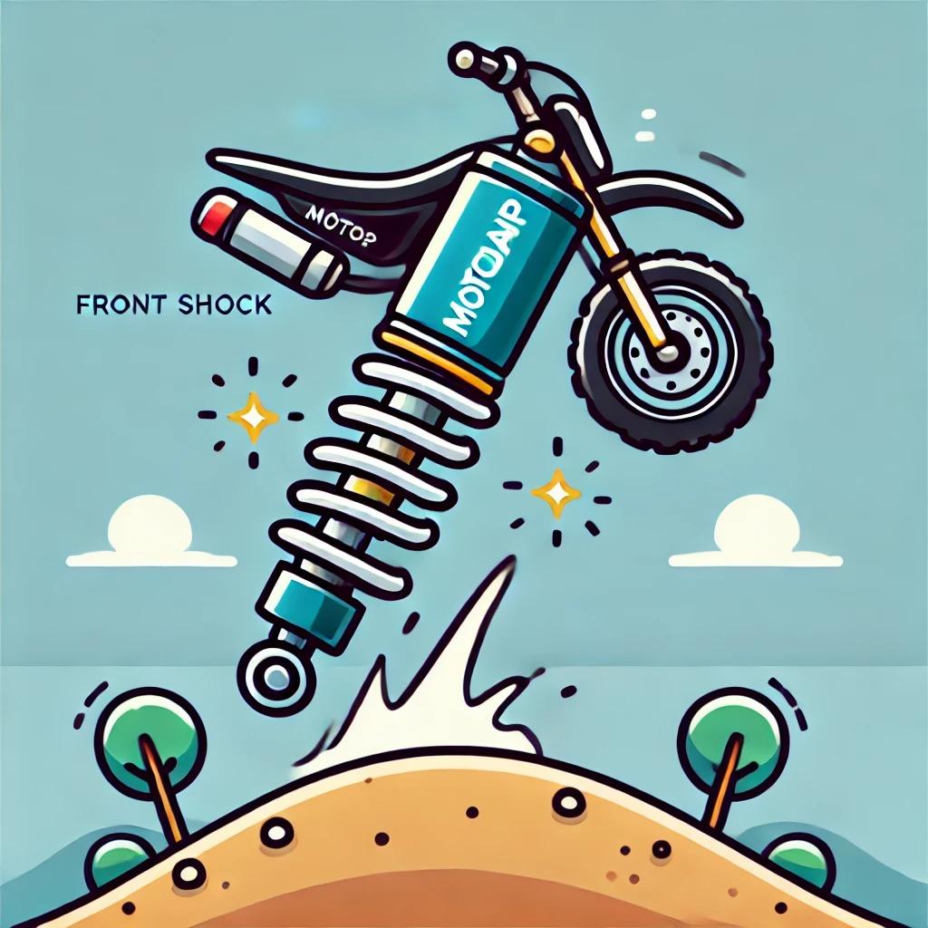 AINNA Upgrade untuk Goyang Depan MotoDamp untuk Ducks, Hondas, dan Yamahas Motor Motorcycle