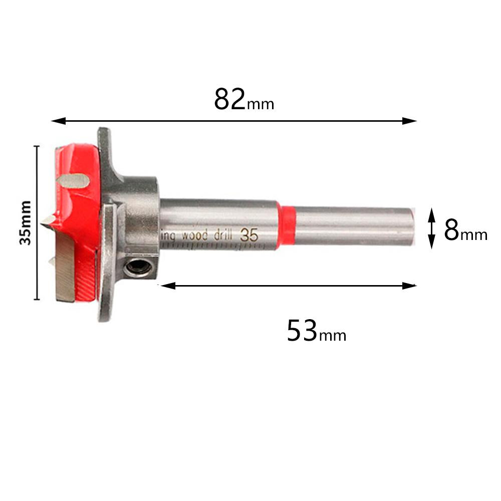 Tempatan - 35mm Hinge Drilling Jig Concealed Guide Hinge Hole Drilling Guide Locator Woodworking Hole Door Cabinet . Hardware Tool - Ainna Store