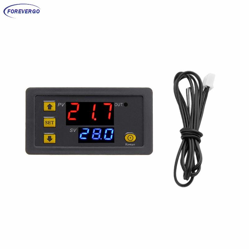 AINNA Tempatan W3230 DC 12V 24V 110V-220V AC Digital Temperature Controller LED Display Thermostat With Sensor - Ainna Store