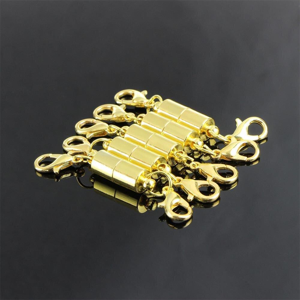 DIY Jewelry Game with ROSE 5PCs/6Pcs Silver and Gold Magnetic Clasps!