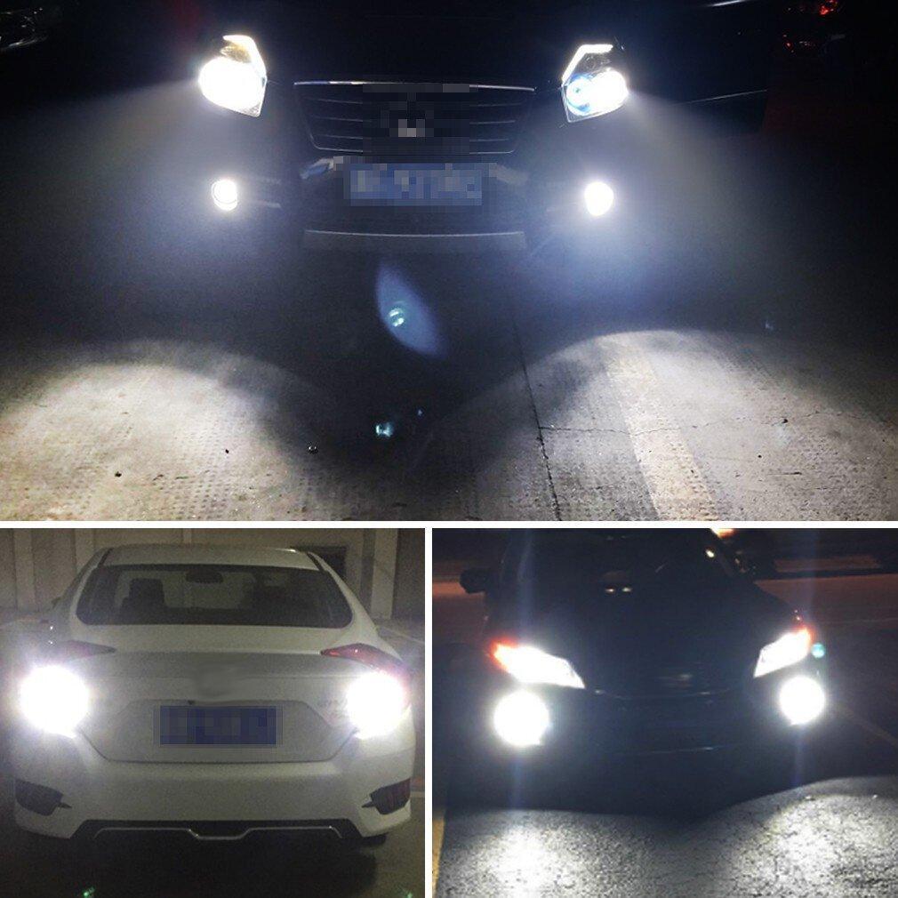 AINNA Lampu LED Fog Running Car & Motor Light Bright H1 H3 6000K Putih 12V  Bulb 15SMD 2835 Headlight Automotive Headlight - Ainna Store