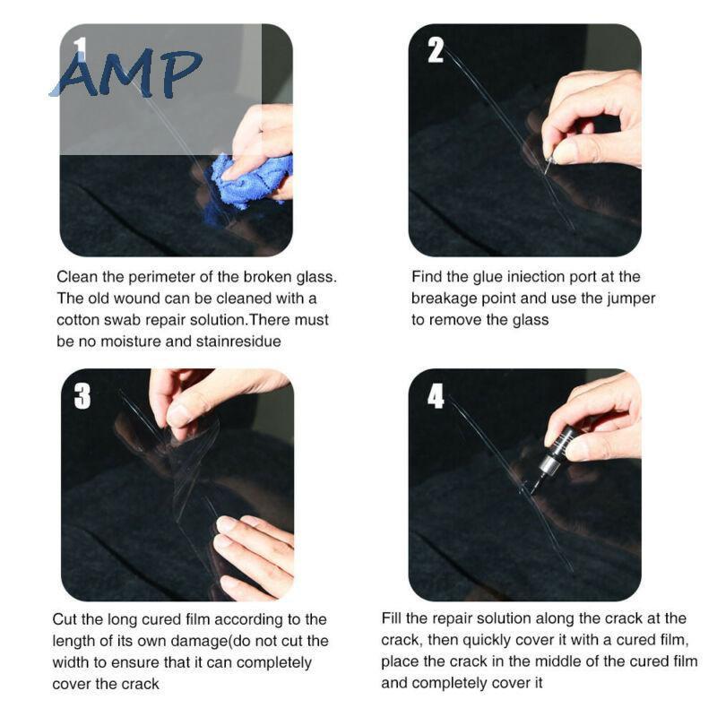 "Pakej 3 AINNA Cairan Baiki Kaca Automotif Kereta Windshield Resin Crack Kit - Ainna Store