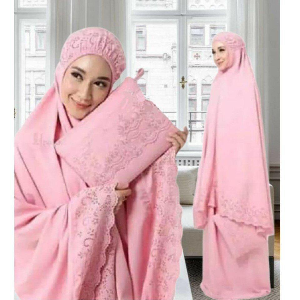 Telekung Mukena AINNA Sejuk Bercorak Cantik - Ainna Store