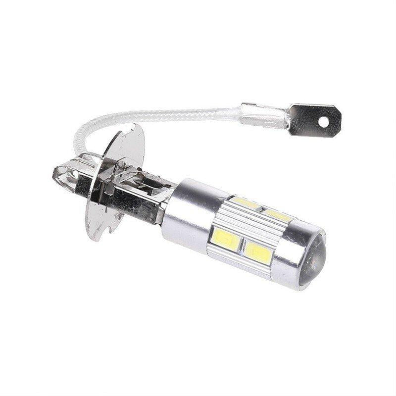 Revamp Your Car's Illumination 2 H3 LED High Power Bulbs - 10SMD 5630 5730 - for Crisper Fog & Daytime Running Light Automotive h11 - Ainna Store