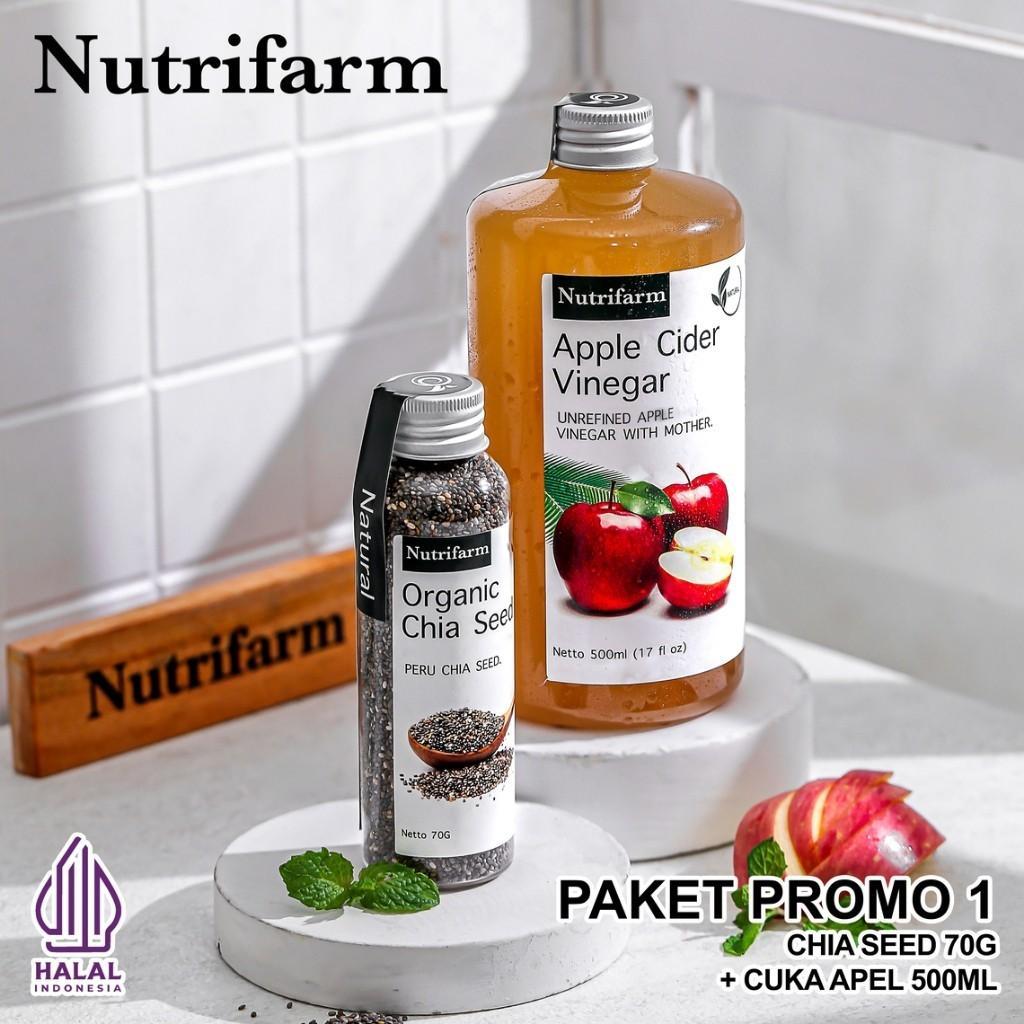 Paket Cuka Apel 500ml & Biji Chia 70gr