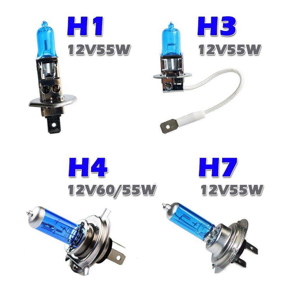 AINNA Super White Halogen Headlight Bulbs - Pemasangan Universal untuk Kereta - Terang dan Jimat - Ainna Store