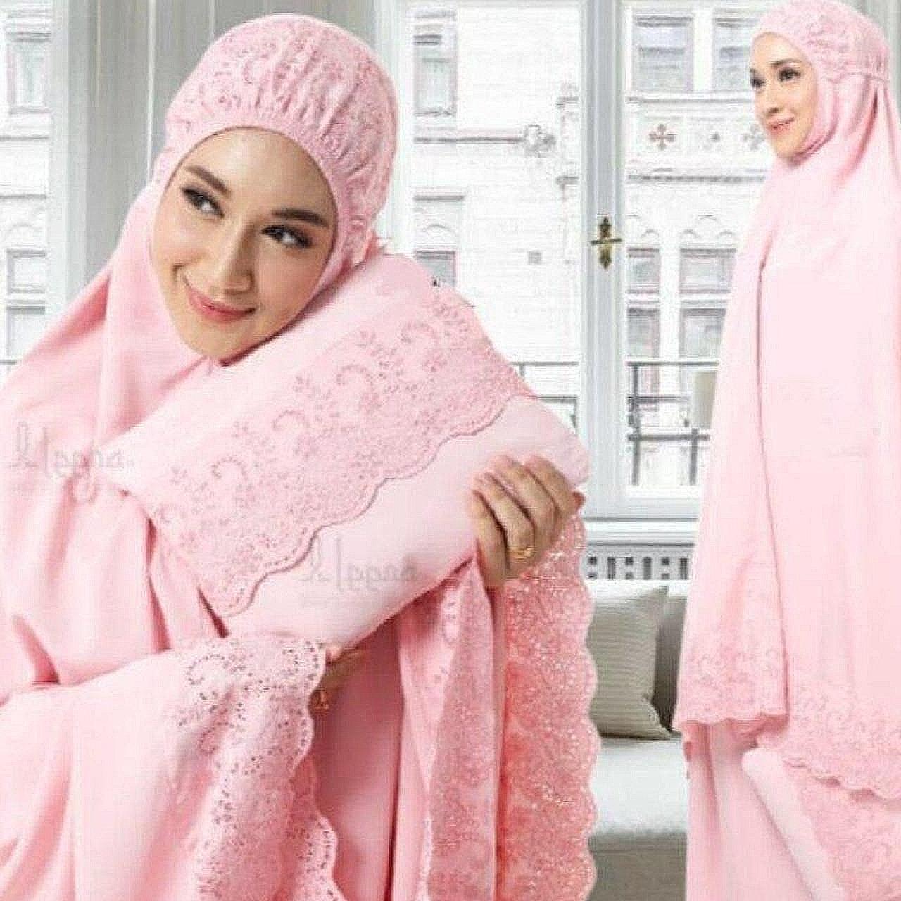 Telekung Mukena AINNA Sejuk Bercorak Cantik - Ainna Store