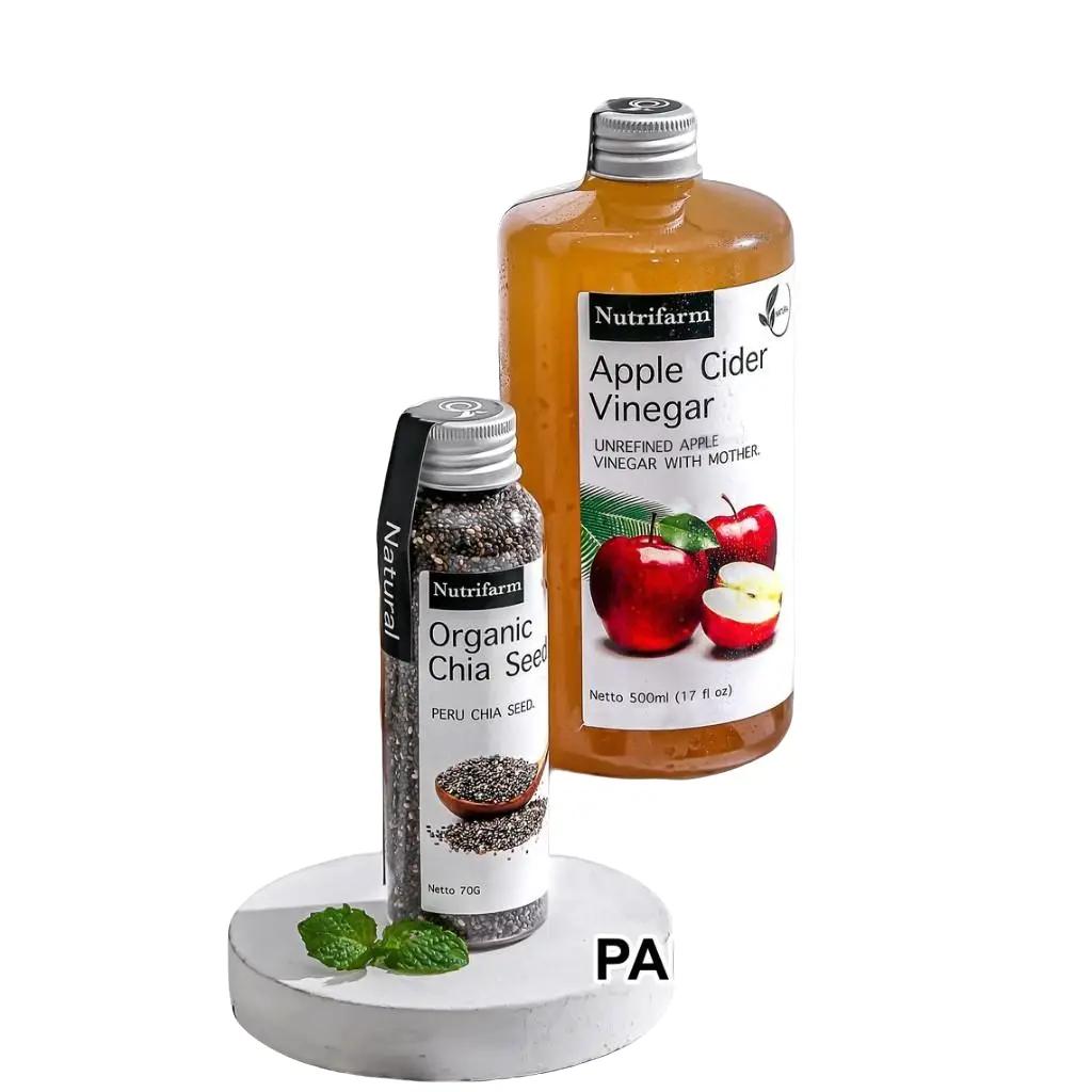 Paket Cuka Apel 500ml & Biji Chia 70gr