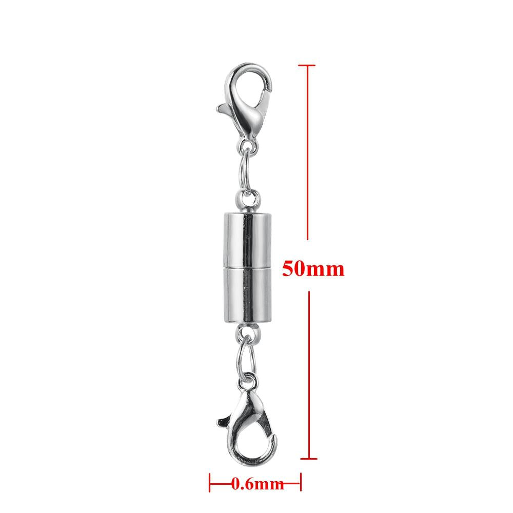 AINNA Rose 5PCS/6PCS Aksesori Perak Emas DIY Baru Extender Klip Magnetik - Ainna Store