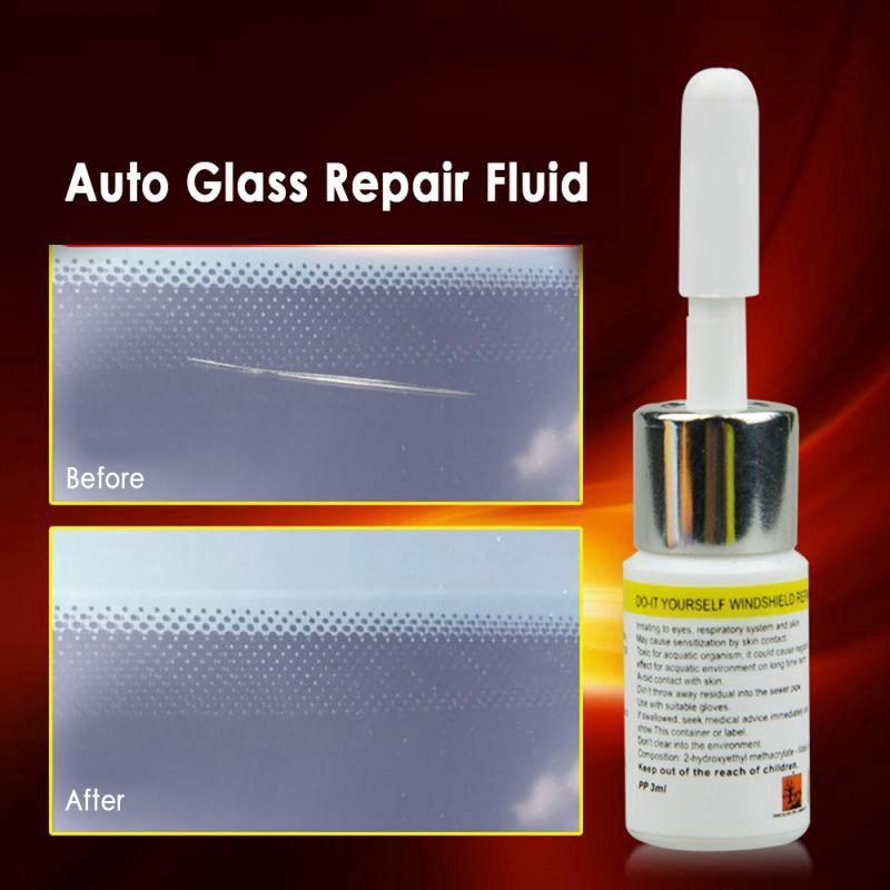 AINNA 3 Set Cairan Memperbaiki Kaca Automotif Nano Jendela Kaca Mobil Retak - Versi Baru Putih - Ainna Store
