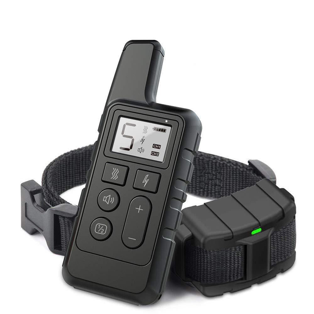 “AINNA 800M Remote Electric Shock Collar Pet Dog Training Anti Bark Rechargeable LCD SS 56” - Ainna Store