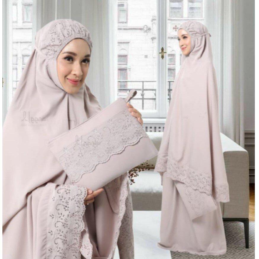 Telekung Mukena AINNA Sejuk Bercorak Cantik - Ainna Store