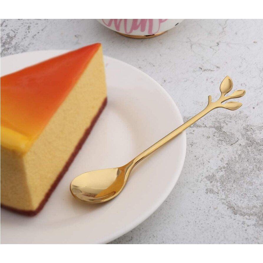 AINNA Gold Silver Stainless steel cutlery soup service spoon coffee steak knife fork western tableware Dinner 10 sen Kitchenware - Ainna Store