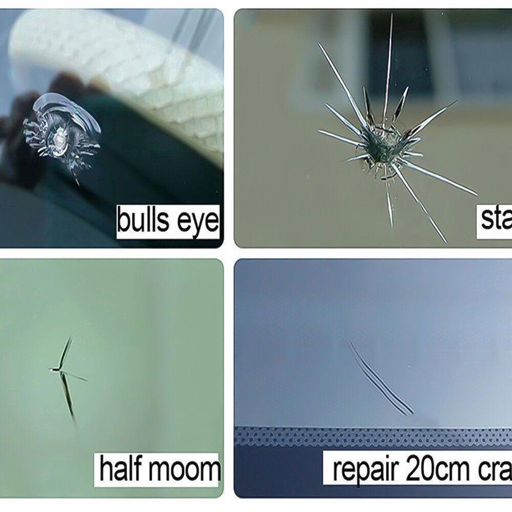 AINNA DIY Car Windshield Repair Tool Kit untuk Memperbaiki Retak Kaca Kereta - Ainna Store