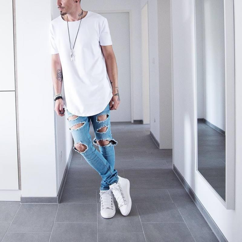 AINNA: Dapatkan Penyediaan Jalanan dengan T-Shirt Hip Hop Kapas Panjang Berlaris - Seperti yang Dipakai oleh Justin Bieber! - Ainna Store