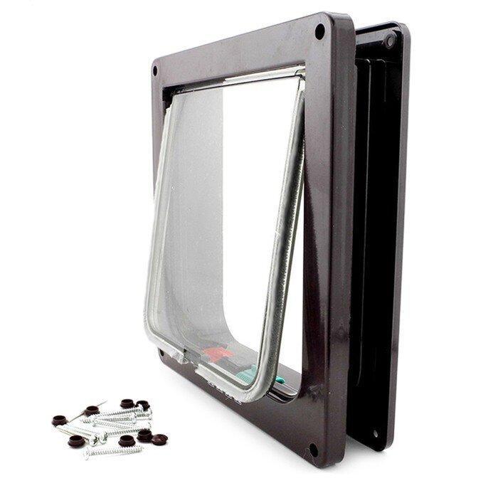 Upgrade Your Home Security with a Lockable Pet Dog Cat Security Flap Door - Keep Your Pets Safe and Intruders Out - Ainna Store