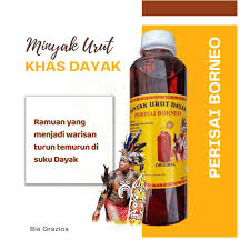 Minyak Urut Prisai Dayak - 100% Asli & Herba Tradisional Kalimantan!