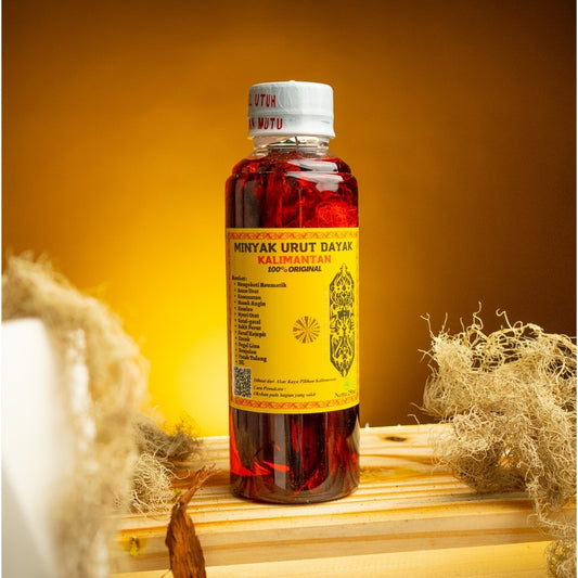 Minyak Urut Prisai Dayak - 100% Asli & Herba Tradisional Kalimantan!